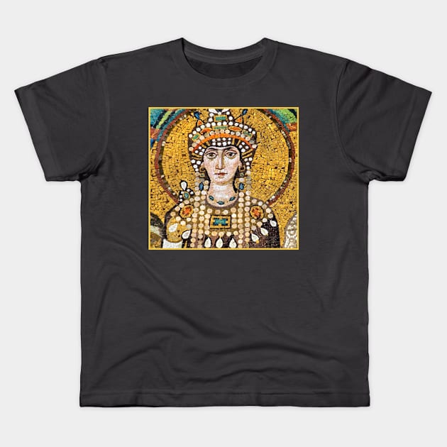 Theodora Kids T-Shirt by Mosaicblues